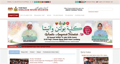 Desktop Screenshot of kelantan.gov.my